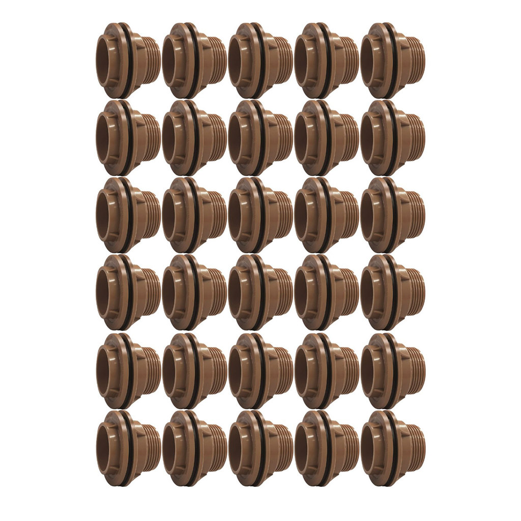 50 x Adaptador Flange 50x1.1/2''  Caixa D' Água e Cisterna
