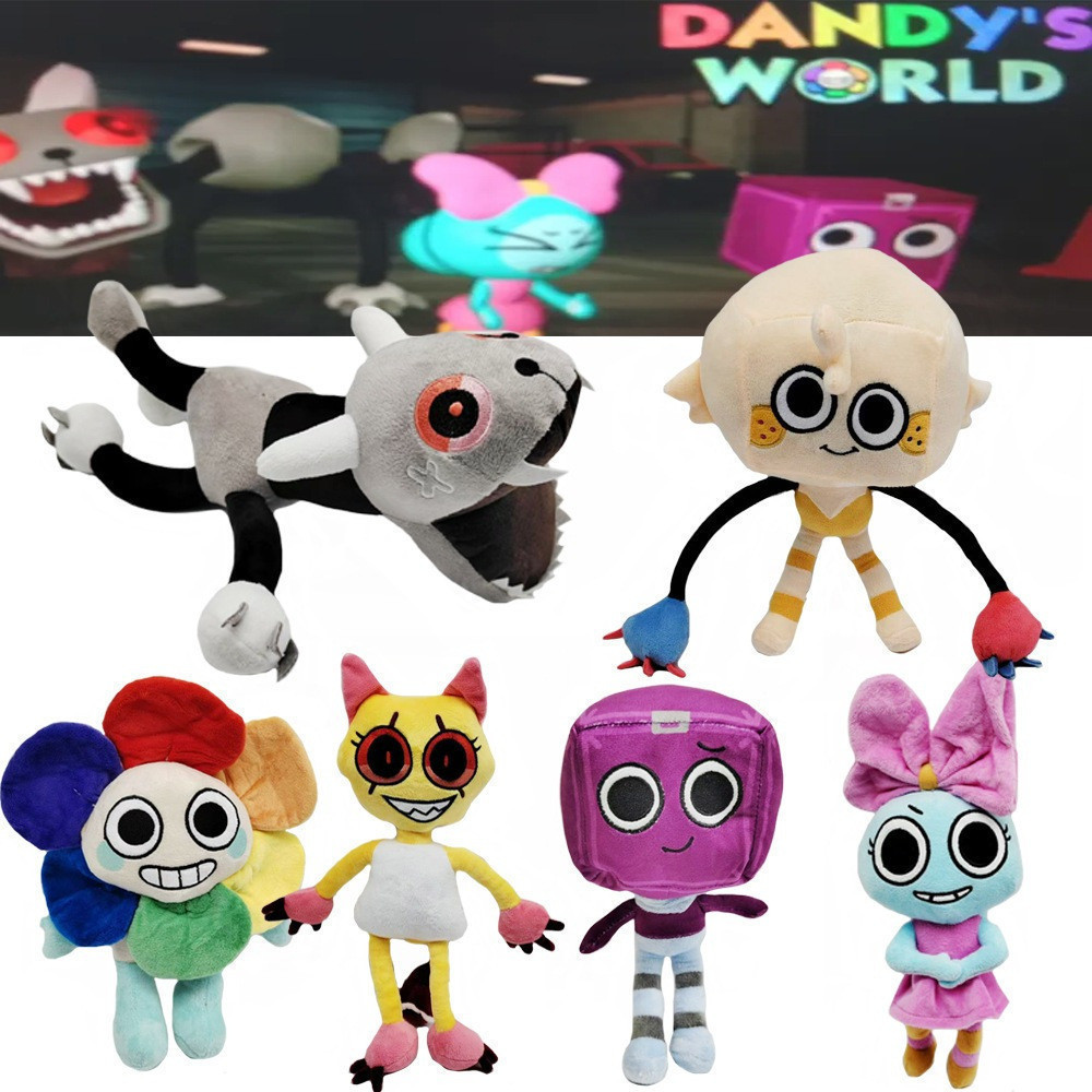 Boneca Dandy Roblox Mundo de Dandy Brinquedo De Pelúcia Sucata Cartoon Boneca Presente Brinquedo
