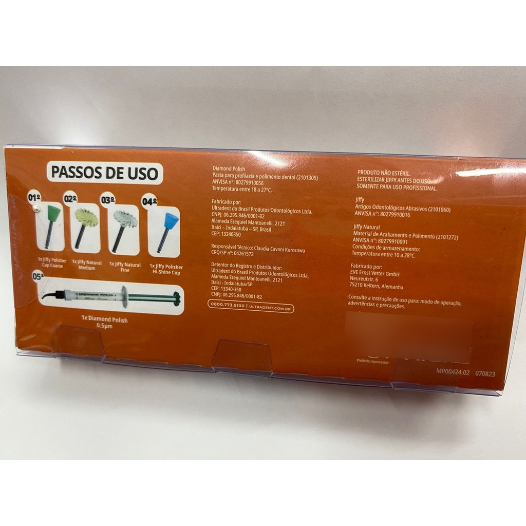 Kit Acabamento e Polimento para Resina Composta Jiffy - Ultradent