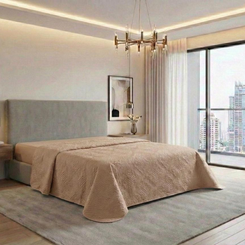 Cobre Leito Slim Magnific Avulso Queen Matelado Utrassônico Toque De Hotel Macio Não Amassa Toque Macio Secagem Rápida em Oferta na Shopee