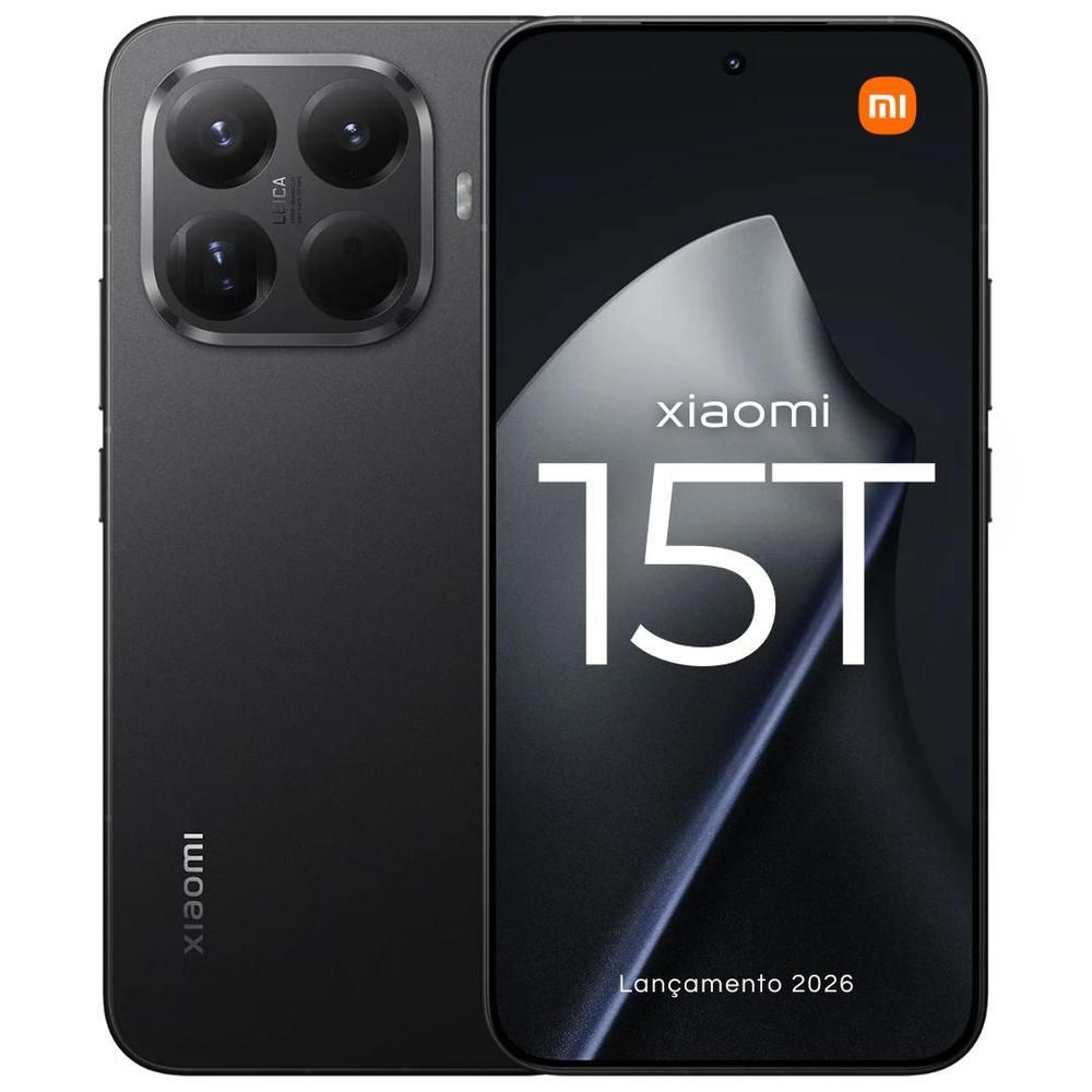 Xiaomi 15T 5G Lançamento 2026 512GB 24GB RAMBOOST câmera de triplo sensor Light Fusion Leica 4K HDR10 PLUS Xiaomi