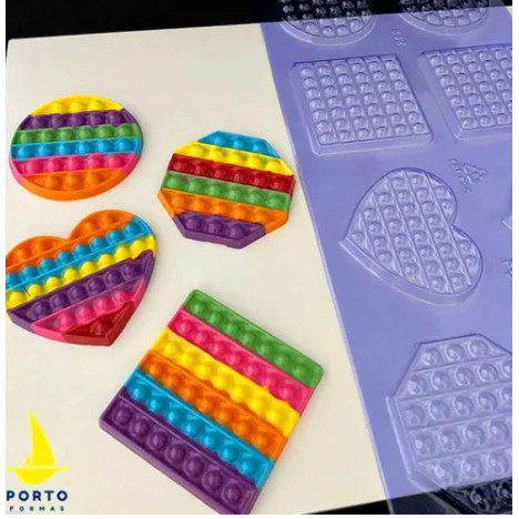 FORMA ACETATO POP IT FIDGET (882) PORTO FORMAS