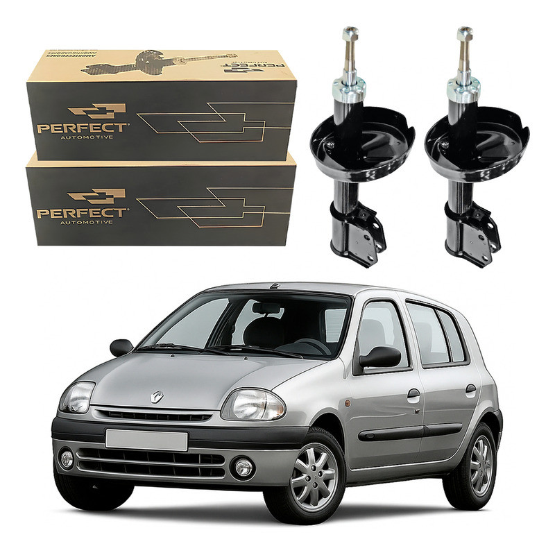 Par Amortecedor Dianteiro Clio 1.0 1999 A 2002