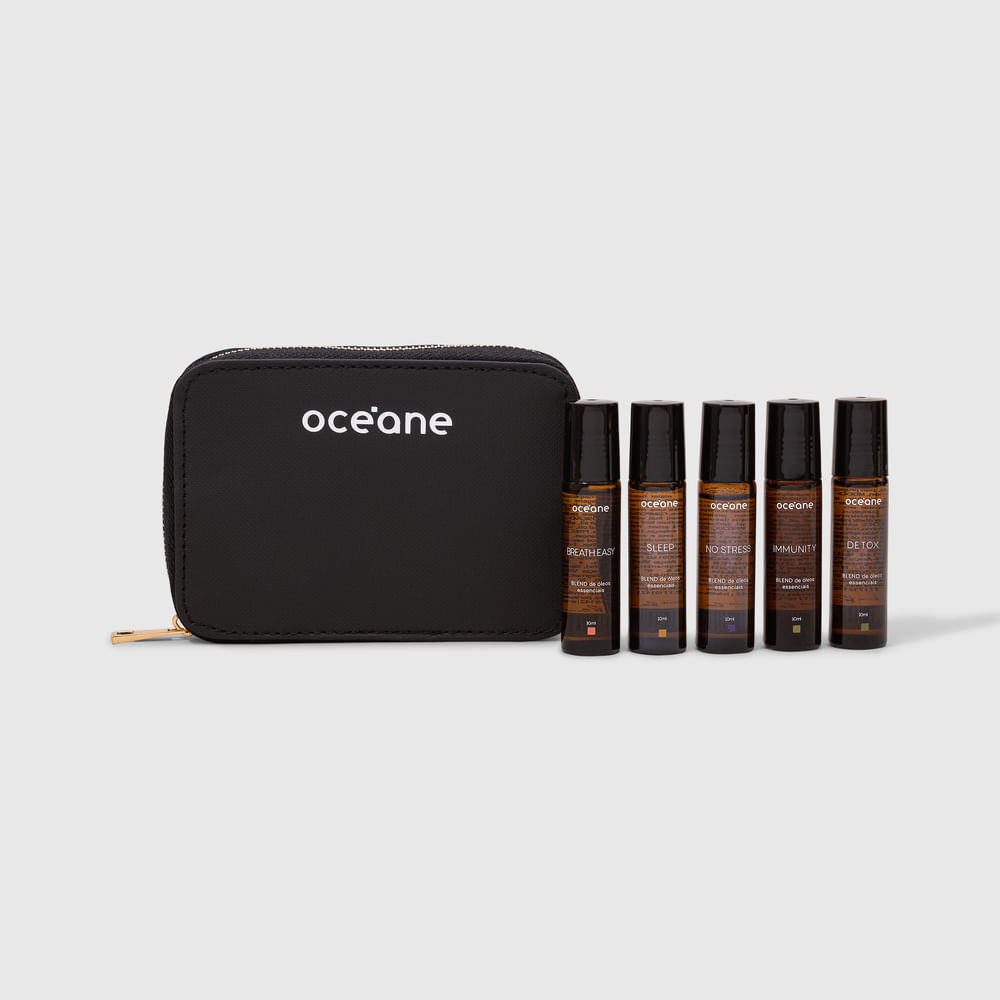Kit de Blends de Óleos Essenciais Roll On - Aromatherapy Set em Oferta na Shopee
