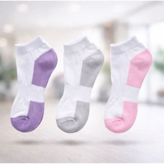 Kit 3 a 24 Pares Meia Soquete Feminina 100 % Algodao Direto Da Fabrica em Oferta na Shopee
