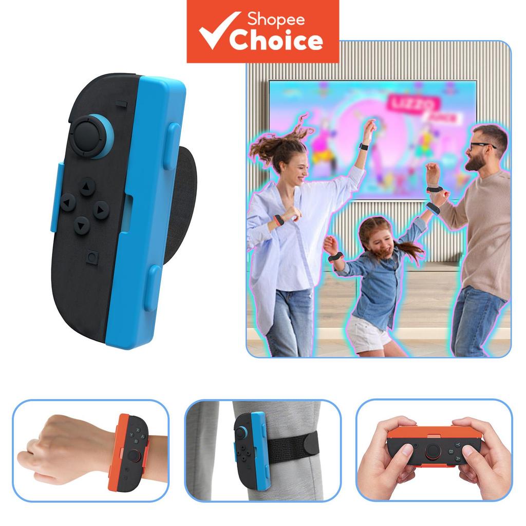 Para Switch 2 Kit de Pulseira e Perna Joy-Con | Correias Longas/Curta + Suporte | Compatível com Jogos de Movimento