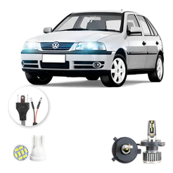 Kit Ultra Led Nano Volkswagen Gol G3 2000 A 2005 H4 30000lm