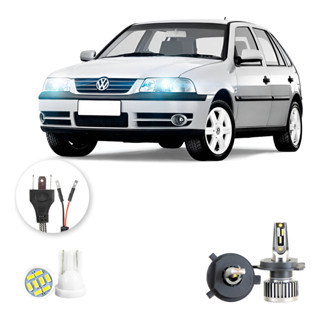 Kit Ultra Led Nano Volkswagen Gol G3 2000 A 2005 H4 30000lm em Oferta na Shopee