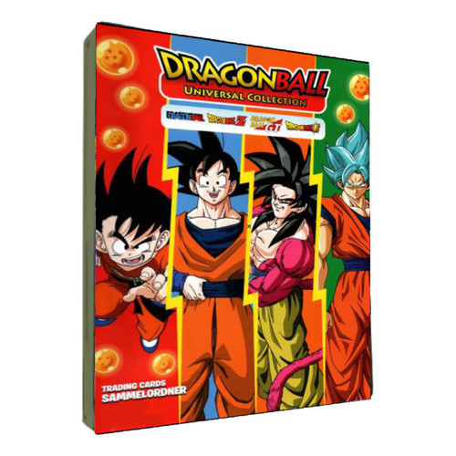 Album Fichario Pasta Dragon Ball Figurinhas Dbz Sem Folhas Preto