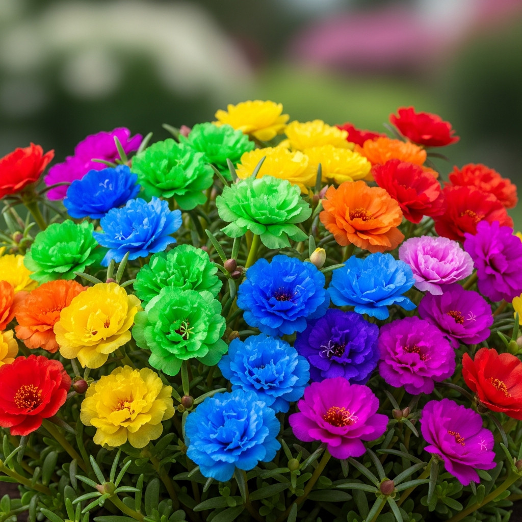 Rara Sementes de Onze-Horas Sortidas – Portulaca Grandiflora