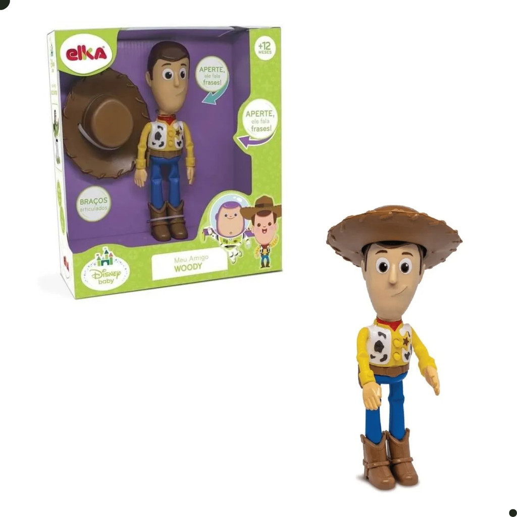 BONECO INFANTIL ELKA MEU AMIGO WOODY