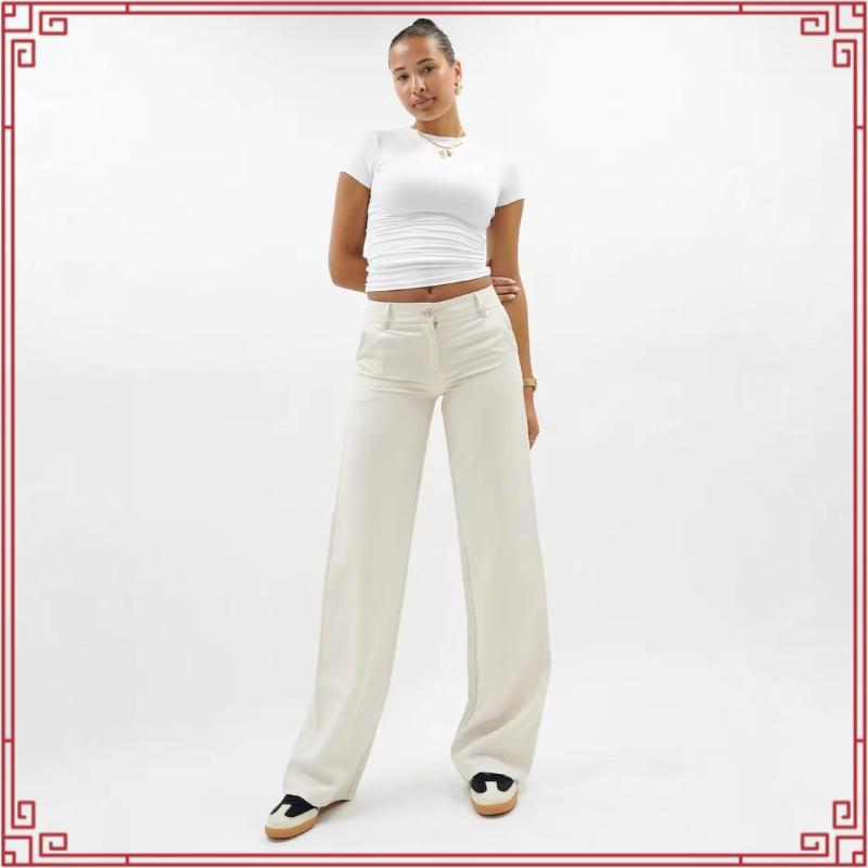 Kit 2 Calça Alfaiataria PREMIUM Cintura Alta Com Bolso PROMOÇÃO