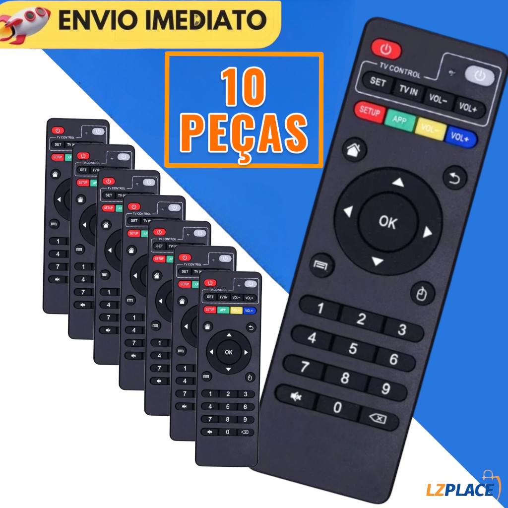 ontrole Remoto Universal Para Smart TV Box 4K Botões Inteligentes + Pilhas Inclusas em Oferta na Shopee