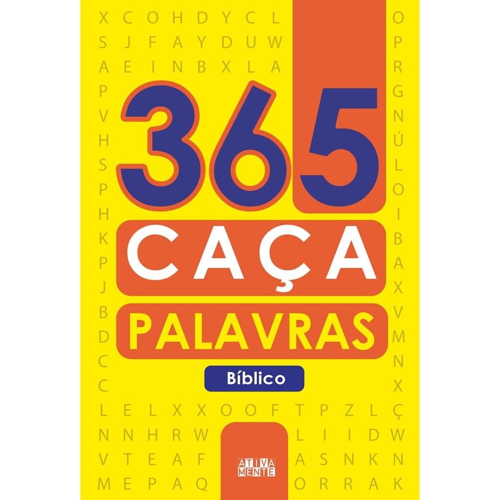 Livro 365 Caca-Palavras Biblico - Ativamente