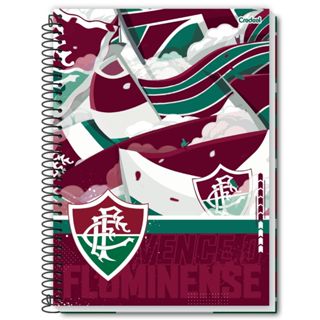 Caderno Universitário 1 Matéria Fluminense 80 Folhas Credeal  - Escolha a Capa em Oferta na Shopee