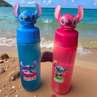 Garrafa do Stitch Infantil  + Brinde  decorativo personalizado ✨ em Oferta na Shopee