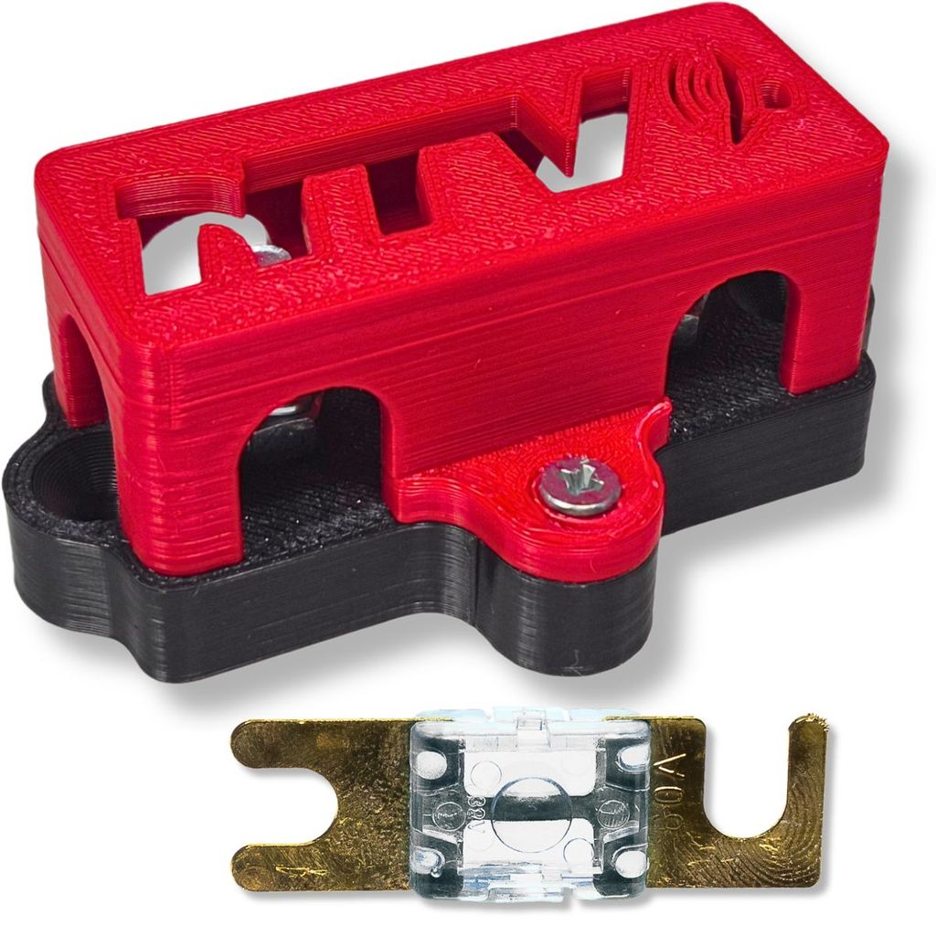 KIT PORTA FUSÍVEL MINI FACA MIDI 3 VIAS COM TAMPA + FUSÍVEL MIDI 80A AUTOMOTIVO