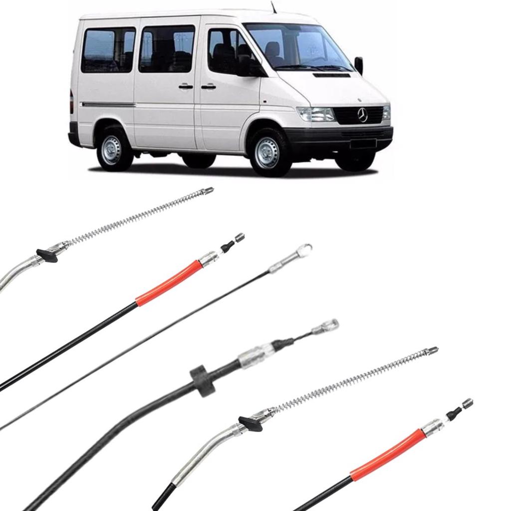 KIT Cabo Freio MAO Tras + DIANT PARA Sprinter 310 1997/2002 em Oferta na Shopee