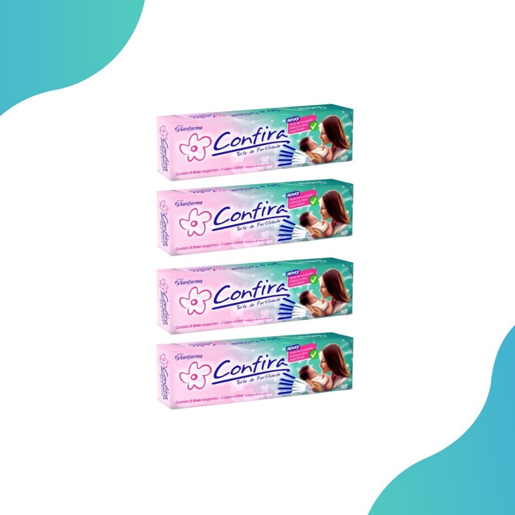 Kit 4 Teste De Fertilidade Ovulação Confira 20 Tiras Reagente em Oferta na Shopee
