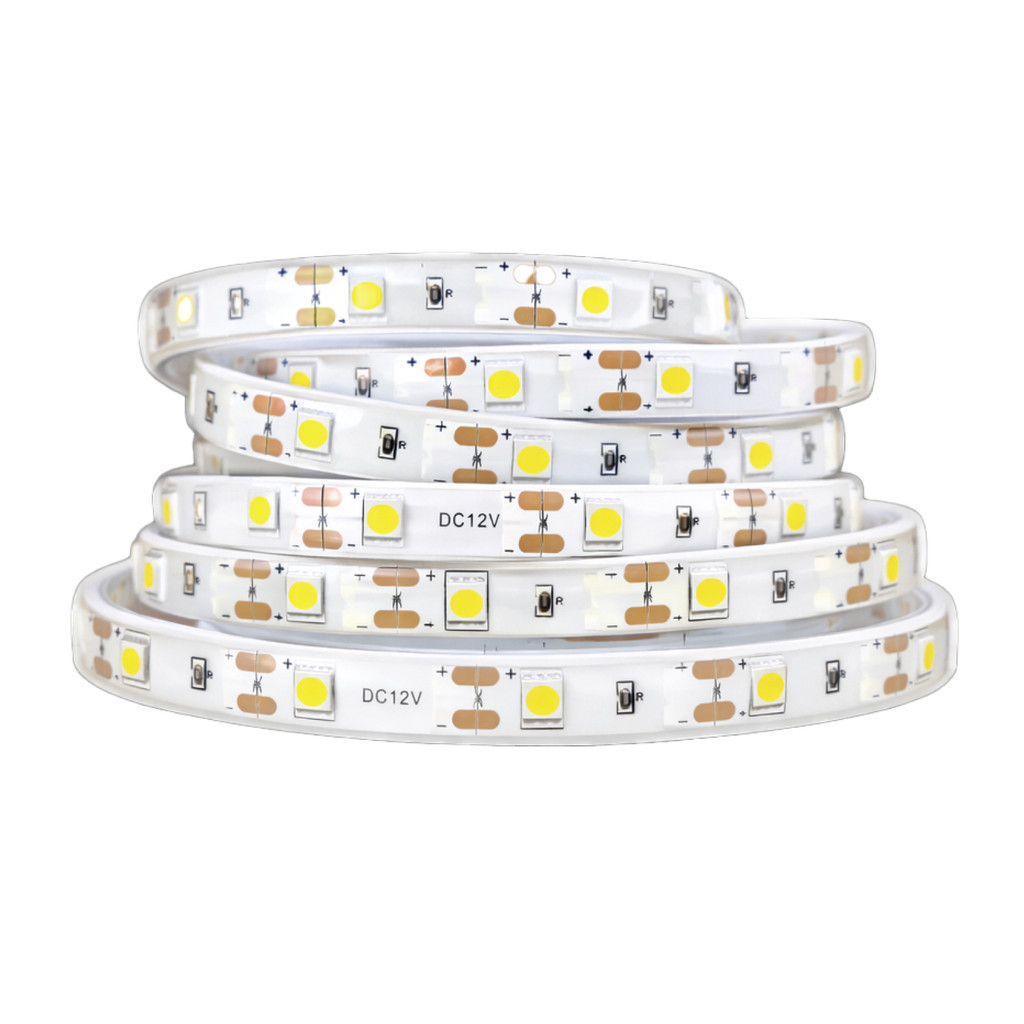 Kit 3 Fita Led 60 leds 10w/m Ip65 12v 5050 3000K Branco Quente 6500K Branco Frio 5M S/ Fonte Apollo em Oferta na Shopee