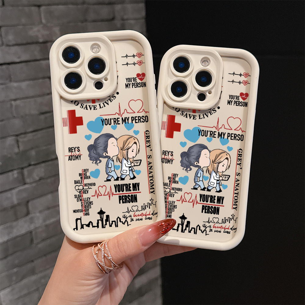 Capa de Telefone - Capa de Telefone - A Clássica Série de TV Popular Grey'S Anatomy Apresenta Estagiários Cirúrgicos, E 