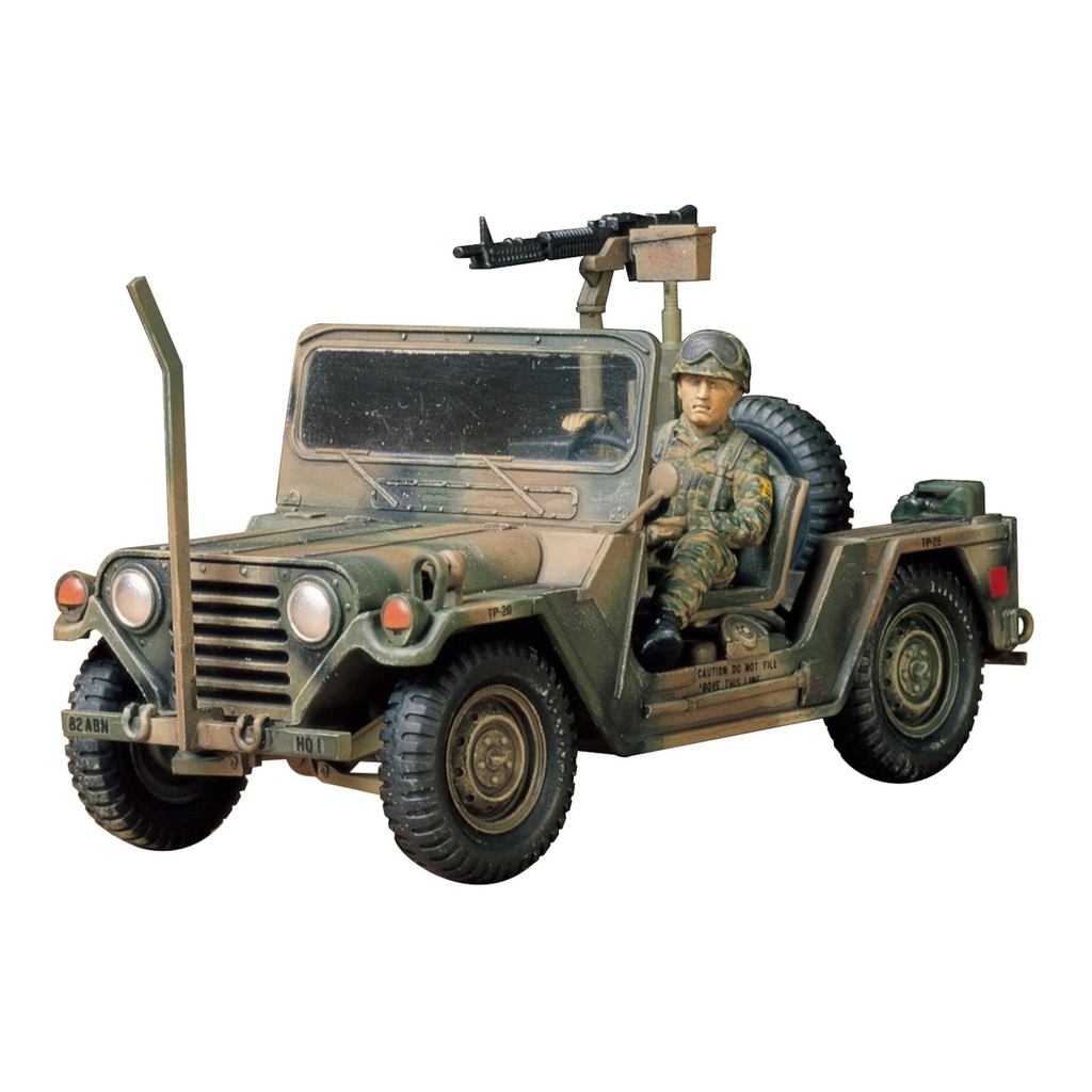 Tamiya 135 Série Militar em Miniatura No123 Exército dos EUA M151A2 Ford Matte Kennedy Jeep Modelo de Plástico 35123