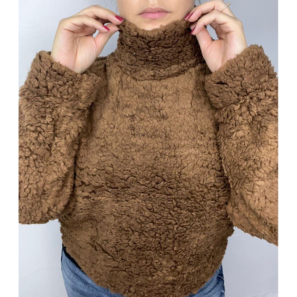 Casaco Teddy Cacharrel Peluciado Blusa De Pelinho Inverno  Sherpa Frio