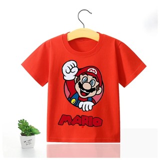 Camiseta Super Mario Camisa 100%Algodão Premium Unissex Infantil  Envio Imediato