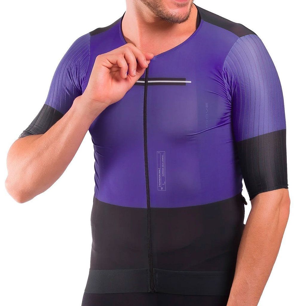 Camisa de Ciclismo Marcio May New Pro Roxa