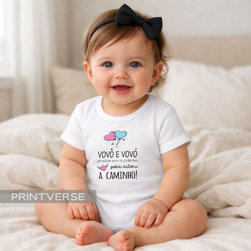Body Bebê Vovô E Vovó Preparem O Colinho Pois Estou A Caminho Moda Infantil Surpresa Chá Revelação Moda Infantil