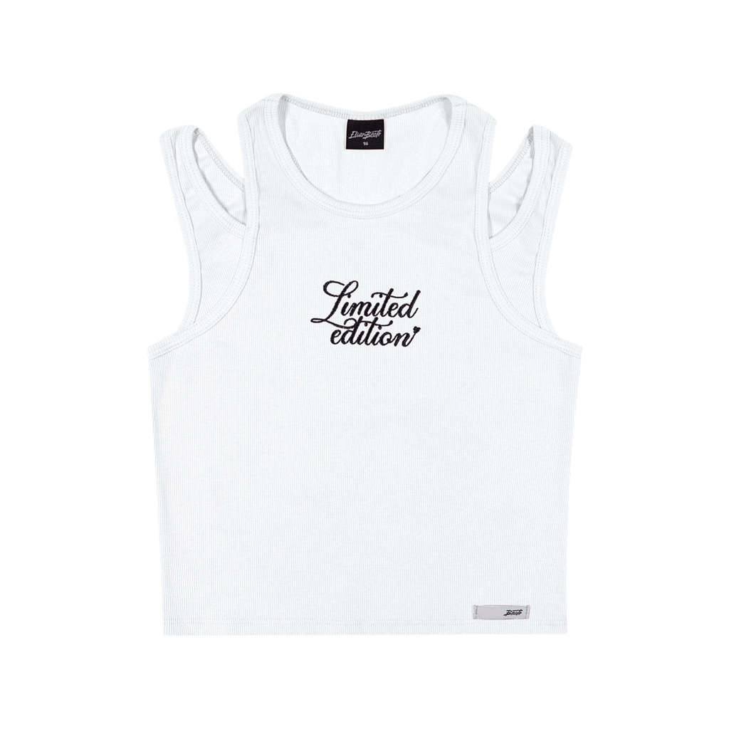 Regata Cropped Juvenil Ribana Beats Branco