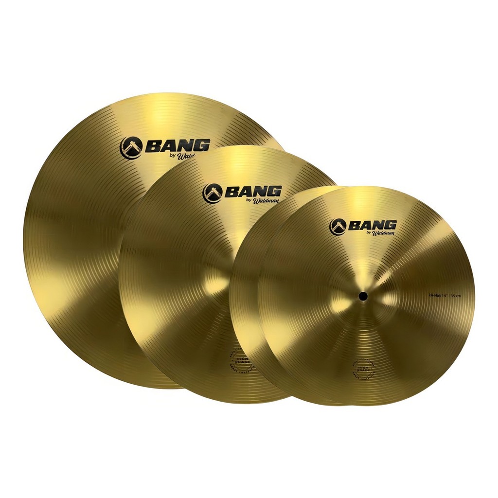 Kit De Pratos Waldman Bang Bng-14 16 20 Liga Brass Dourado