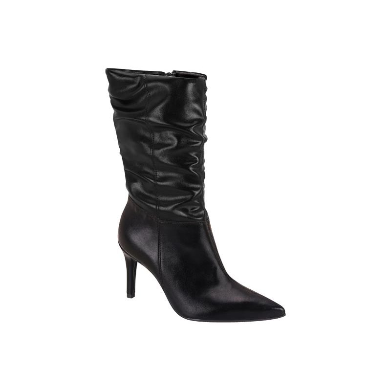 Bota Feminina Cano Médio Bico Fino Vizzano Original em Oferta na Shopee