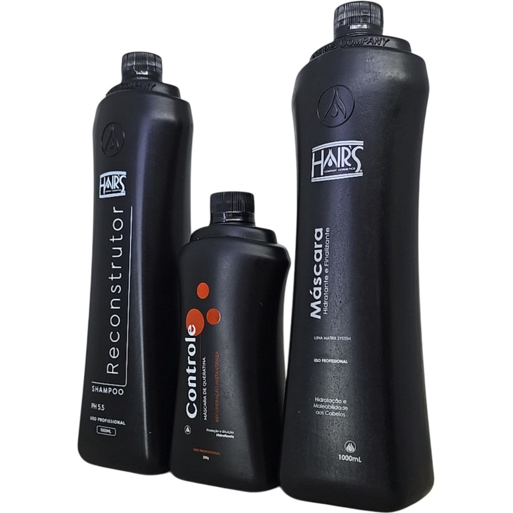 Cauterização 3 Produtos Sh 1 L Controle 500g Mas 1 L Hairs