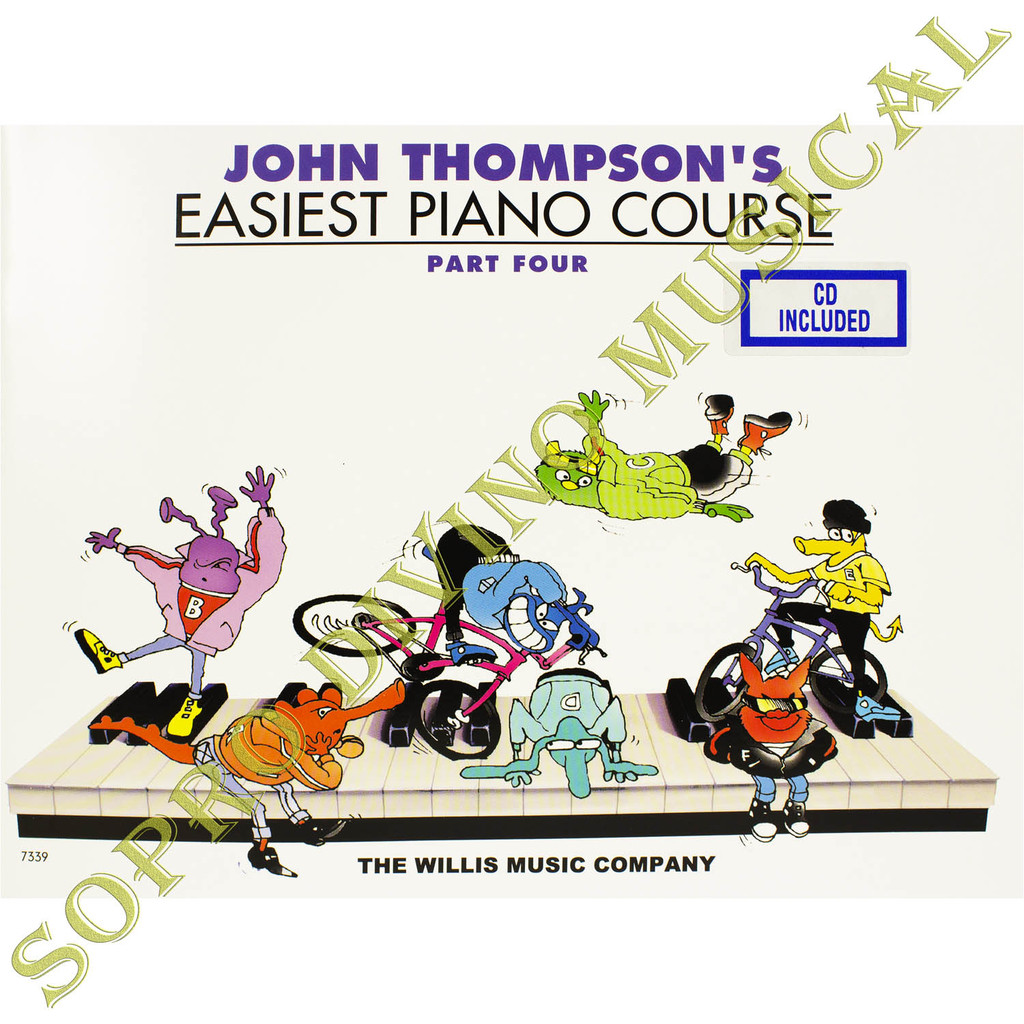 Método John Thompson's Easiest Piano Course Parte 4 com CD