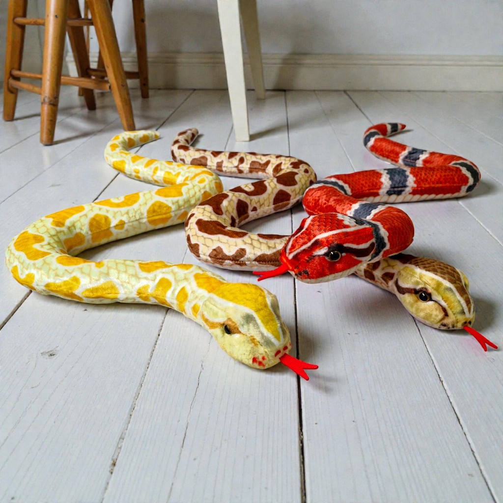Cobra Pelúcia Serpente 70cm Píton Anaconda Brinquedo