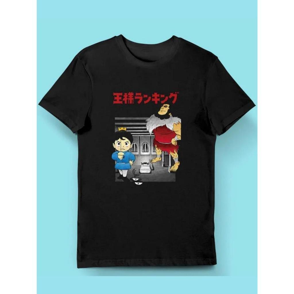 T-shirt gráfica Anime Boji Kage para homem, 100% algod?o, roupa formal de rua, azul turquesa, impress?o digital japonesa