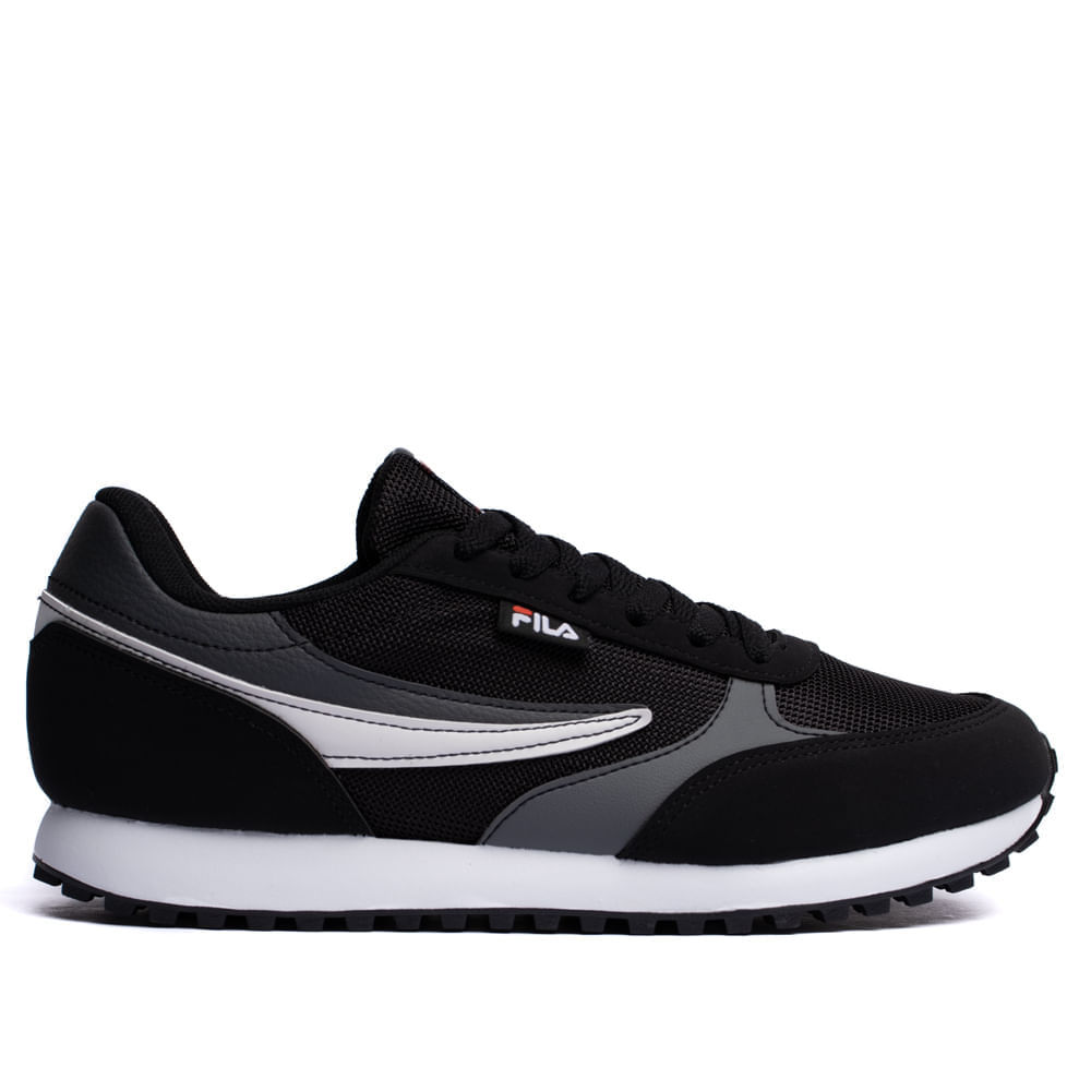 Tênis Masculino Fila Renno Classic Preto/cinza em Oferta na Shopee