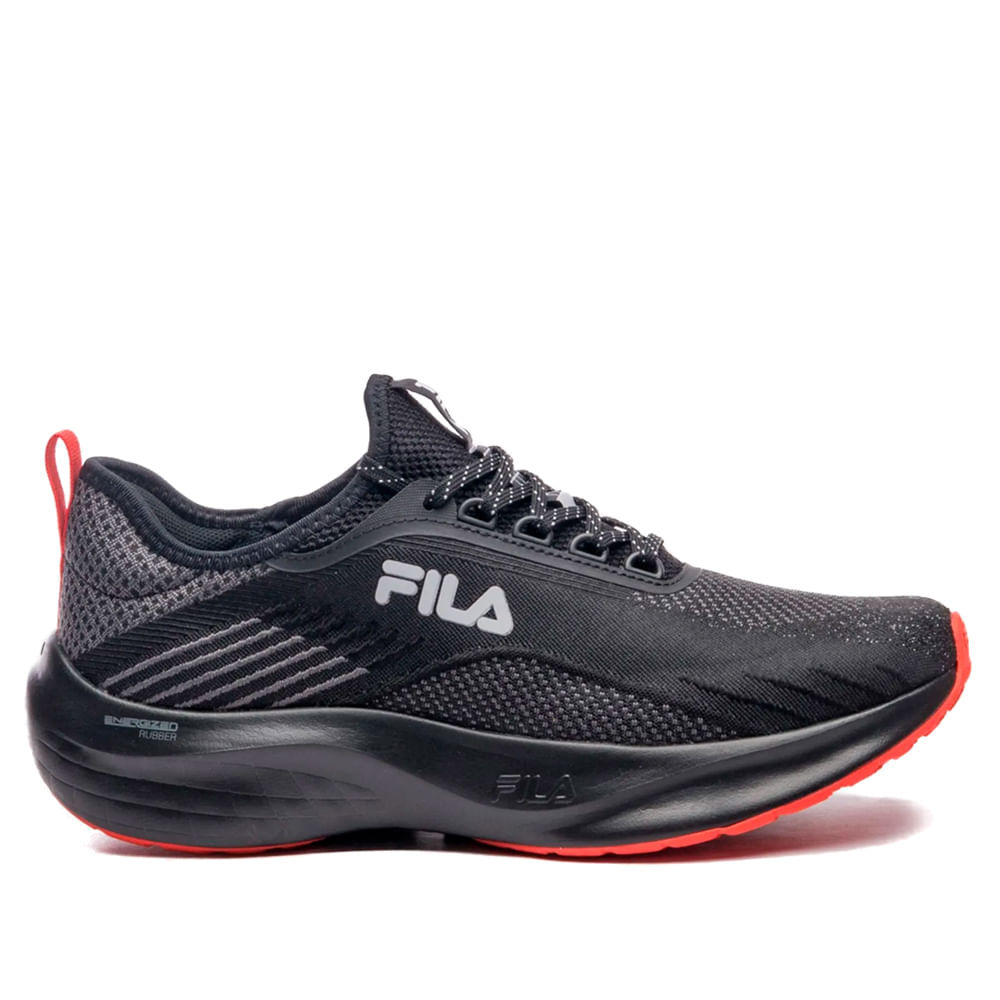 Tênis Masculino Fila Go Trainer 2 Energized Preto/Vermelho em Oferta na Shopee