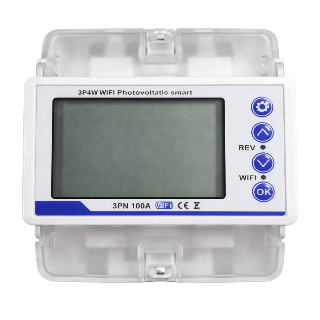 DISJUNTOR SMART POWER METER LCD DISPLAY 3P+N 100A