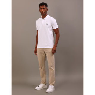 Polo Masculina Manga Curta Re Issue Calvin Klein Jeans - Branco em Oferta na Shopee