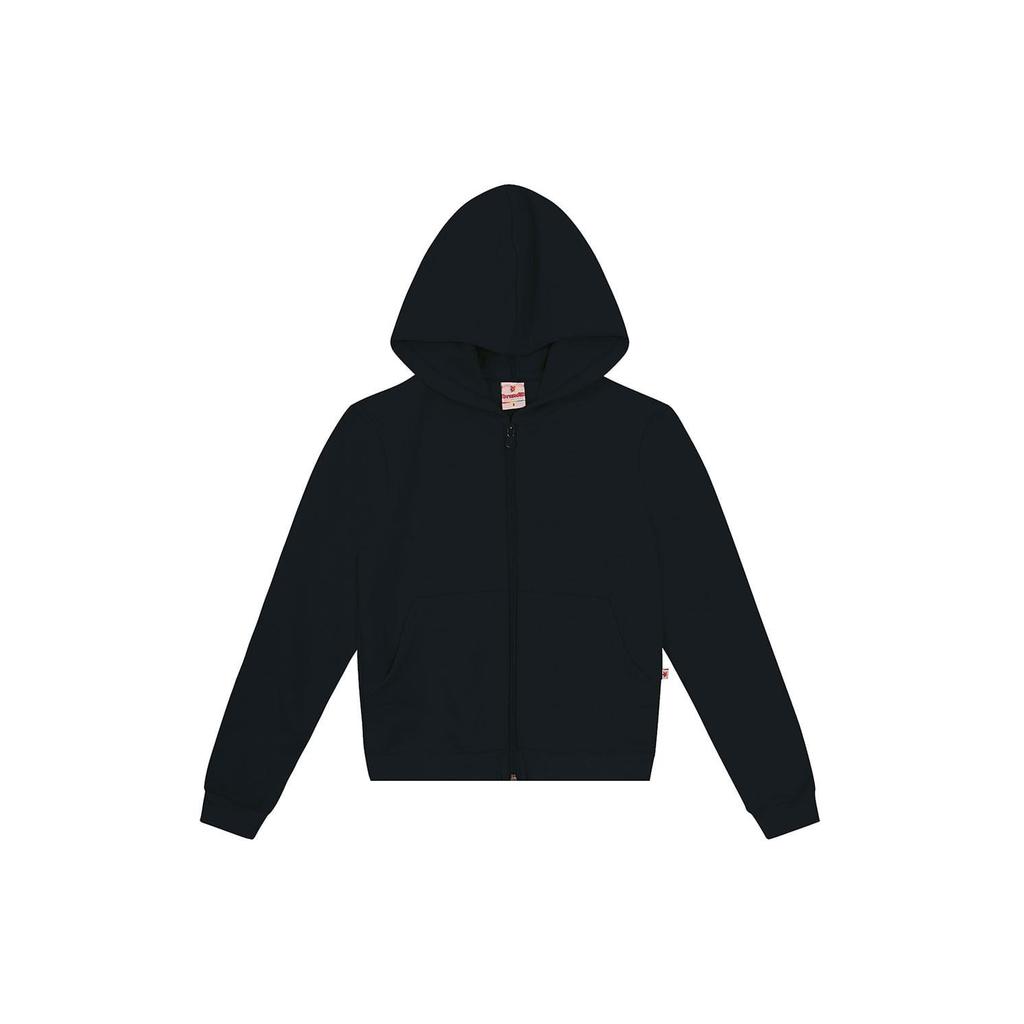 Jaqueta infantil menina em moletom Brandili-Preto em Oferta na Shopee