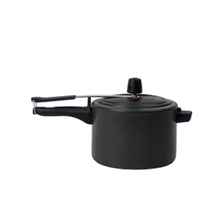 Panela de Pressão Brinox Ceramic Life Vapt 4,5 Litros Preto
