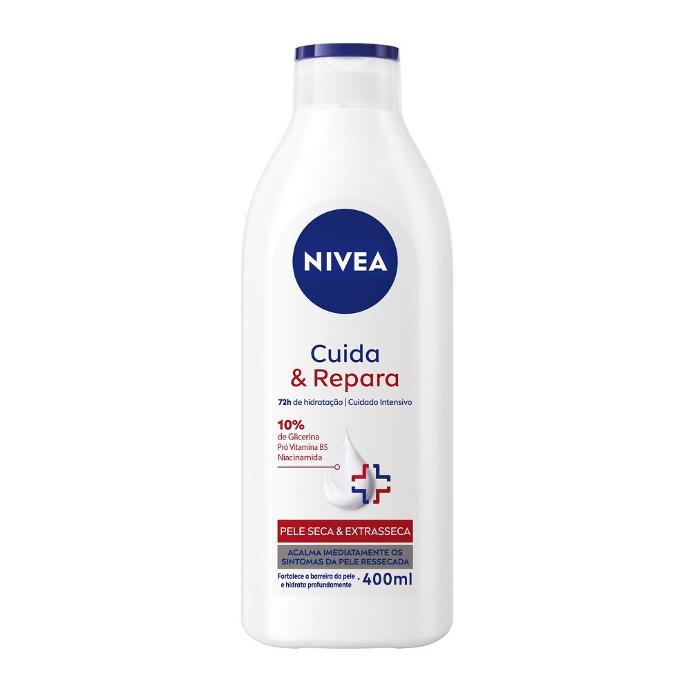 Loção Hidratante Nivea Cuida e Repara 400ml em Oferta na Shopee
