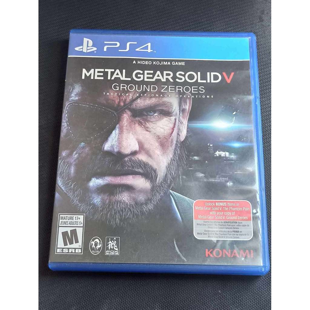 Jogo Metal Gear Solid V: Ground Zeroes - PS4