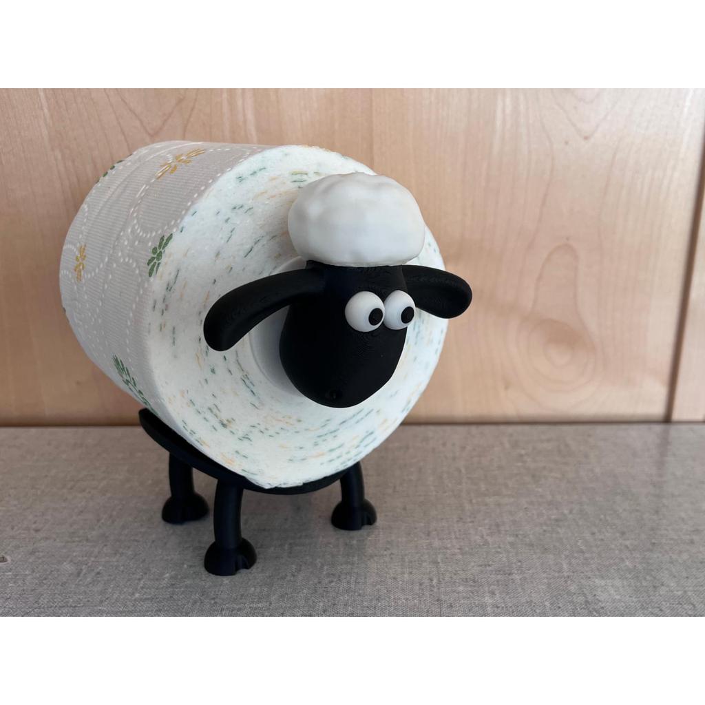 Suporte para Papel Higiênico Shaun, o Carneiro – Impressão 3D