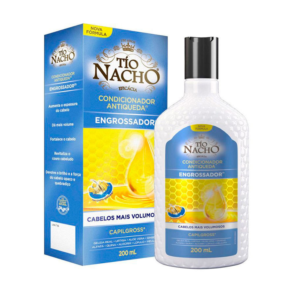 Condicionador Tio Nacho Antiqueda Engrossador 200ml em Oferta na Shopee