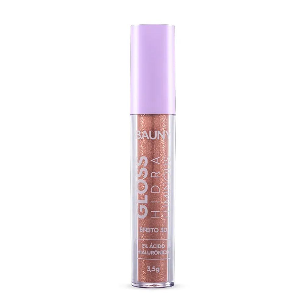 Gloss Labial Bauny Hidra Luminous Cor Light Glow 3,5g em Oferta na Shopee