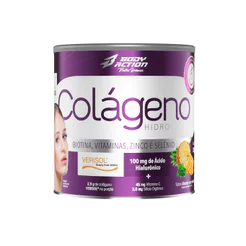 Colágeno Verisol com Ácido Hialurônico 200g Peptídeos Bioativos Bodyaction