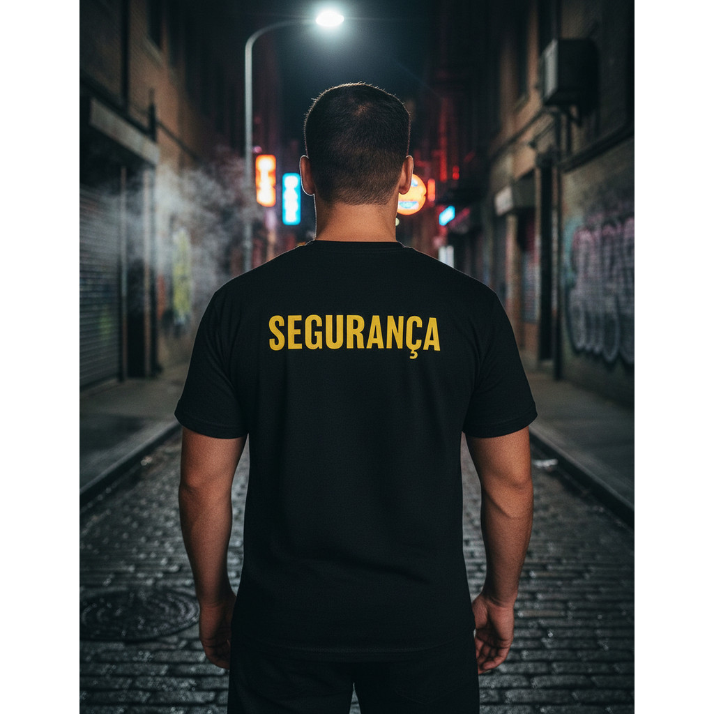 Camisa Segurança Profissional Vigilante Vigia Escolta